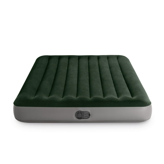 Intex 10" Durabeam Prestige Air Mattress Bed with Internal Fastfill USB