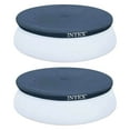 thumbnail image 1 of Intex 10 Foot Easy Set Above Ground Swimming Pool Debris Round Cover  (2 Pack), 1 of 6
