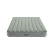 Intex 10" Queen Standard Dura-Beam Airbed Mattress with Built in Pump