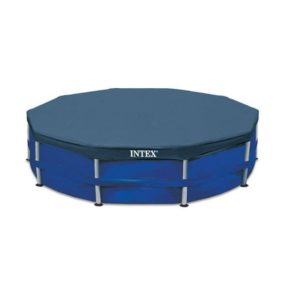 Intex 10' Round Frame Above Ground Pool Debris Cover with Drain Holes
