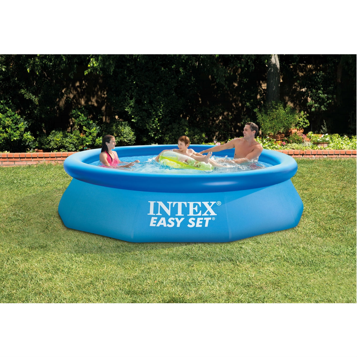 Intex Easy Set 10' Round Blue Above Ground Pool with Filter Pump