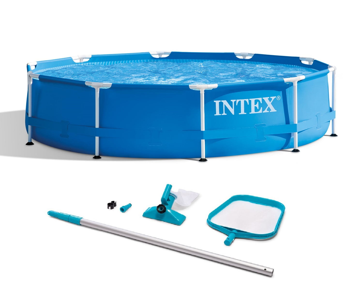 10\' Filter Metal Intex with Kit x Swimming Maintenance & Pump Pool Frame 30\