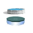 thumbnail image 1 of Intex 10'x30" Round Above Ground Swimming Pool & 10' Round  Swimming Pool Cover, 1 of 8