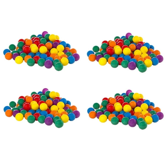 Intex 100-Pack Small Plastic Multi-Colored Fun Ballz for Bounce Houses (4 Pack)