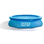 Intex 10ft x 30in Easy Set Inflatable Round Plastic Family Swimming Pool & Pump