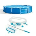 thumbnail image 1 of Intex 12' x 30" Above Ground Swimming Pool & Pool Maintenance Kit, 1 of 12