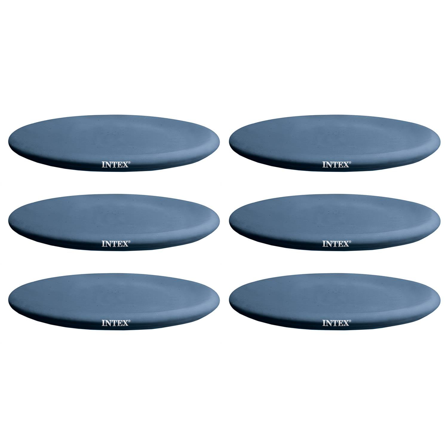 Intex 13' x 12" Easy Set Above Ground Rope Tie PVC Vinyl Pool Cover (6 Pack)