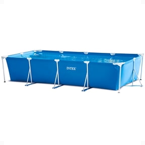 Intex 14.75' x 33" Rectangular Frame Above Ground Outdoor Swimming Pool