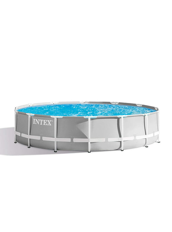 Intex 14 Foot x 42 Inch Prism Frame Above Ground Swimming Pool Set with Filter