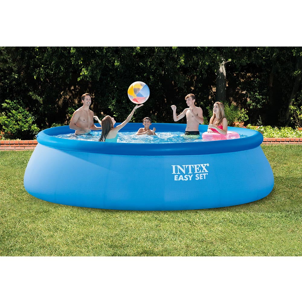 kritiker fordomme beskydning Intex 15 ft. x 42 in. Easy Set Swimming Pool with 1,000 GPH Filter Pump -  Walmart.com