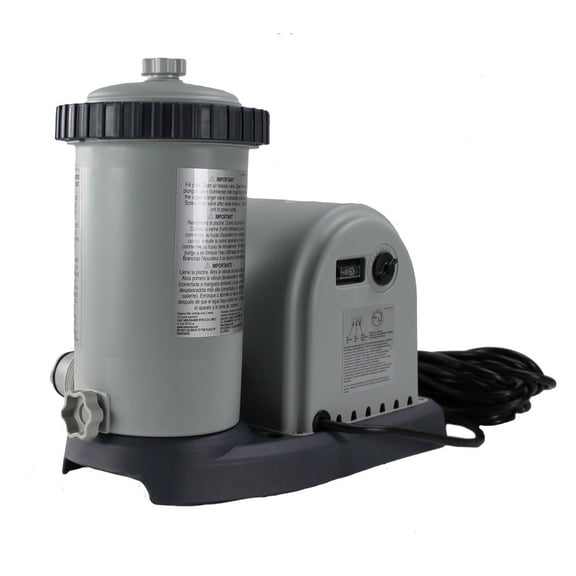 Intex 1500 GPH Above Ground Pool Filter Pump REPLACEMENT ONLY WITH HOSES