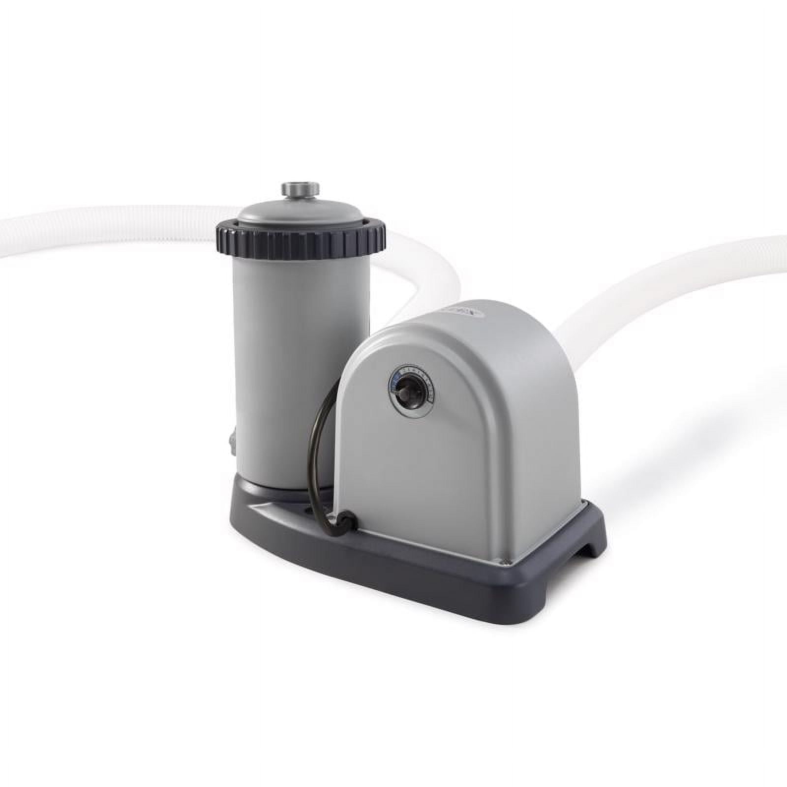 Intex 1500 GPH Gray Above Ground Pool Filter Pump