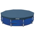 thumbnail image 1 of Intex 15' Round Frame Above Ground Pool Debris Cover with Drain Holes, 1 of 5