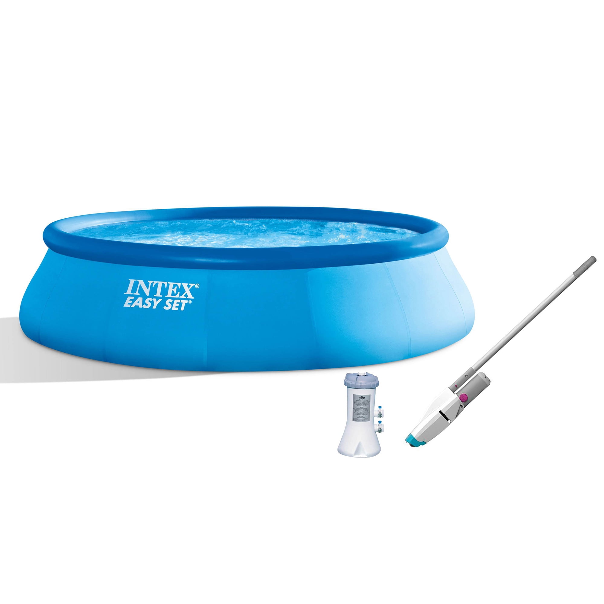 Intex 15ft x 42in Easy Set Pool with 1000 GPH Pump & Kokido Telsa 10