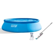 Intex 15ft x 42in Easy Set Pool with 1000 GPH Pump & Kokido Telsa 10 Pool Vacuum