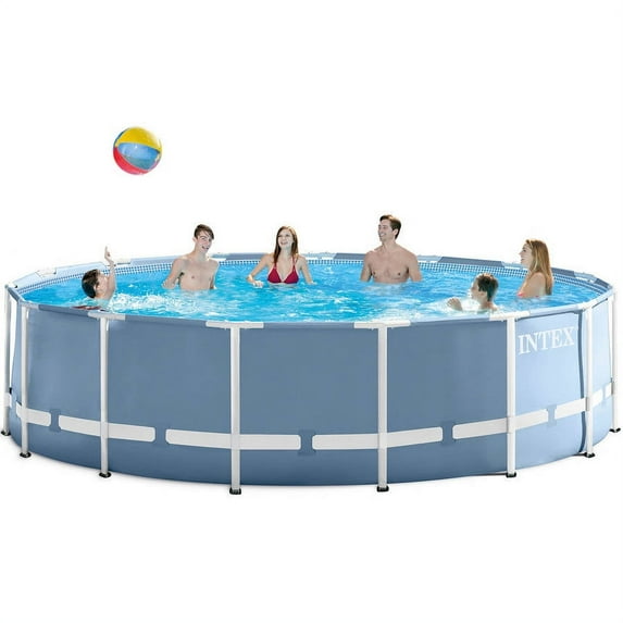 Intex 16' x 48 Prism Frame Above Ground Pool with Filter Pump