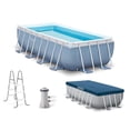 thumbnail image 1 of Intex 16ft X 8ft X 42in Prism Frame Rectangular Pool Set, 1 of 7