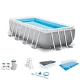 thumbnail image 1 of Intex 16ft x 3.5ft Above Ground Rectangular Frame Swimming Pool Set & Skimmer, 1 of 7