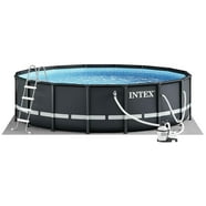 Intex Ultra XTR Frame Above Ground Pool Set with Water Pump, Pool ...