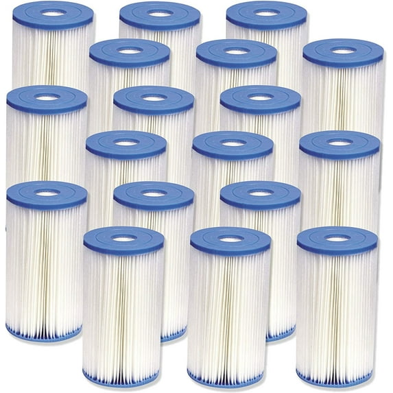 Intex 18 Pack Intex Type B Filter Cartridge for Above Ground Swimming Pool Pumps