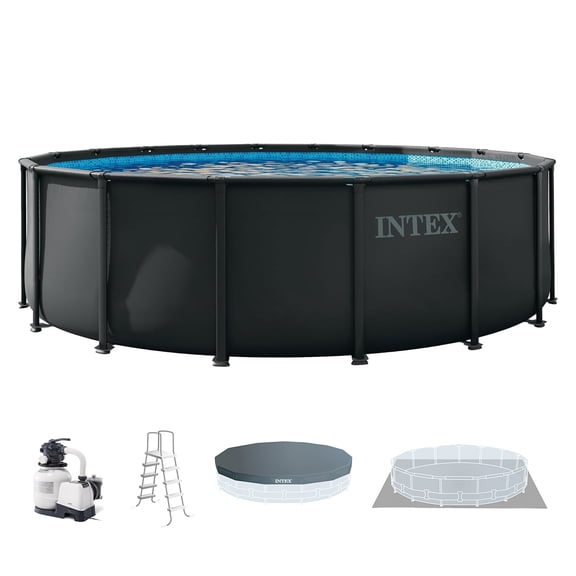 INTEX 26329EP Ultra XTR 18' x 52" Round Frame Above Ground Swimming Pool Set with Pump