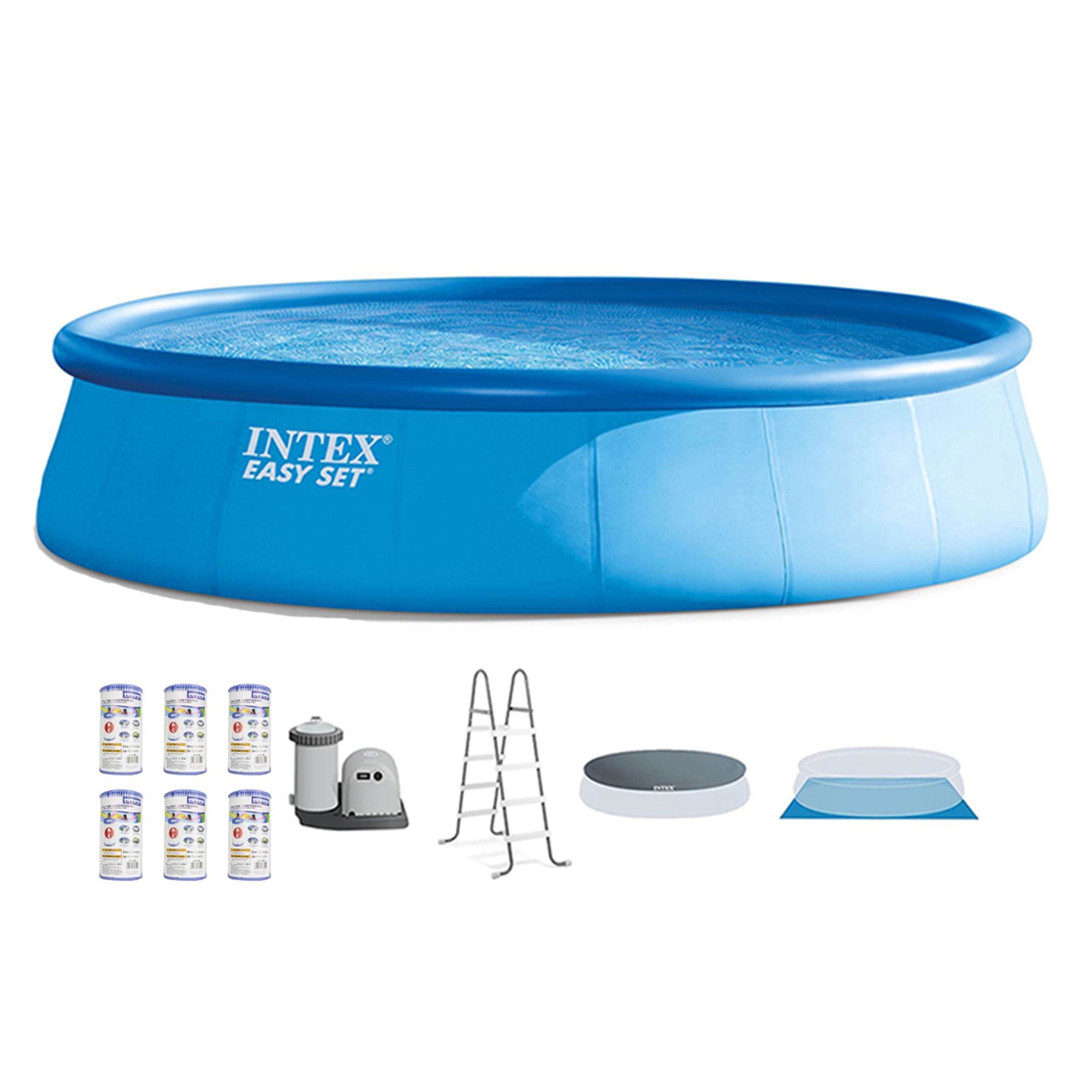 Intex 18x48 Easy Set Swimming Pool Kit with 1500 GPH Malaysia Ubuy