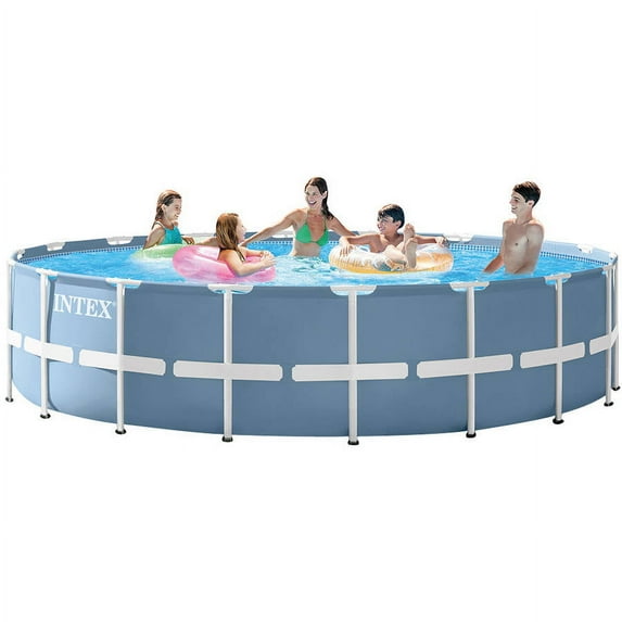 Intex 18' x 48 Prism Frame Above Ground Pool with Filter Pump