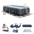 thumbnail image 1 of Intex 18' x 9' x 52" Ultra Frame Rectangular Above Ground Pool Set with Floats, 1 of 12