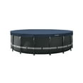 thumbnail image 1 of Intex 18FT X 8IN Round All-Season Deluxe Winter Pool Cover for Above Ground Pools, 1 of 4