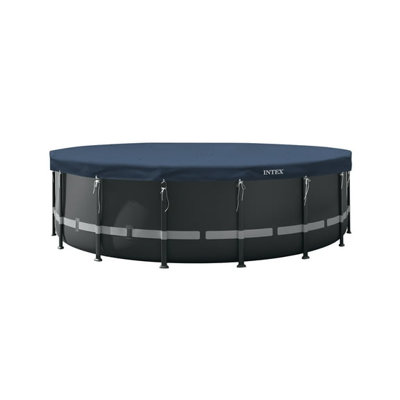 Intex 18FT X 8IN Round All-Season Deluxe Winter Pool Cover for Above Ground Pools
