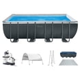 thumbnail image 1 of Intex 18Ft x 52In Ultra XTR Rectangular Frame Swimming Pool Kit with Canopy, 1 of 9