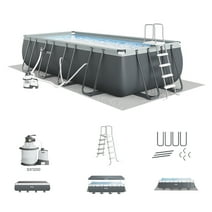 Intex 18Ft x 52In Ultra XTR Rectangular Frame Swimming Pool Set w/Pump Filter, Above Ground Pool
