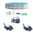 thumbnail image 1 of Intex 18ft x 42in Prism Above Ground Pool, Inflatable Loungers (2 Pack) & Cooler, 1 of 9