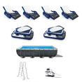 thumbnail image 1 of Intex 18ft x 9ft x 52in Ultra XTR Frame Pool, Cooler (2 Pack), & Float (4 Pack), 1 of 13
