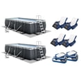 thumbnail image 1 of INTEX 18ft x 9ft x 52in Ultra XTR Above Ground Pool (2 Pack), Floats (4 Pack), & Coolers (2 Pack), 1 of 10