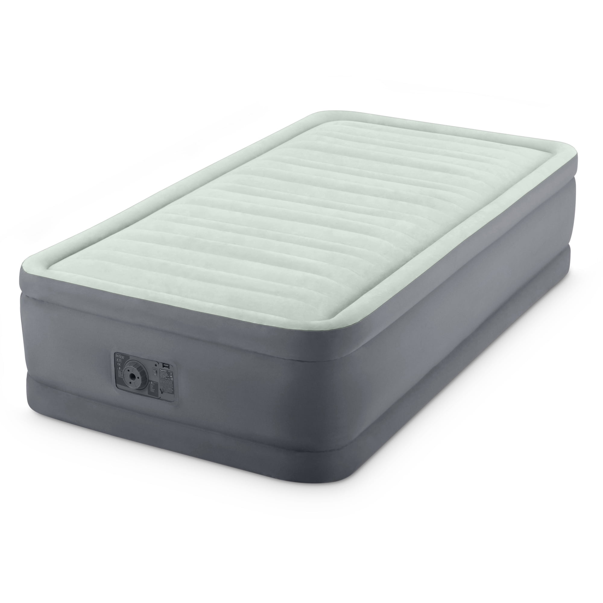 Intex 18in Twin Dura-Beam Premaire Elevated Airbed with Built-In Electric Pump
