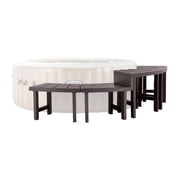 Intex 28515E Set of 4 PureSpa Benches, Accessories Compatible with 4 Person Spas