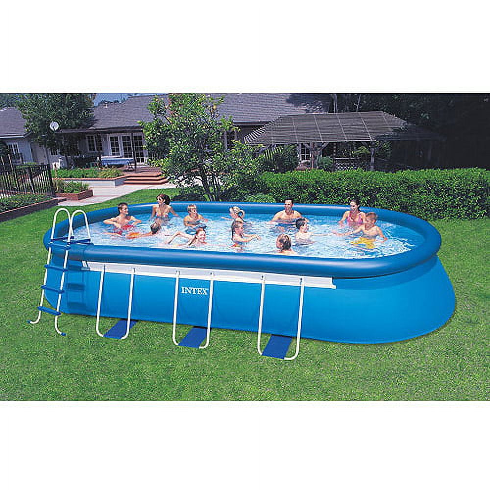 Intex 20' x 12' x 48" Oval Frame Easy Set Swimming Pool