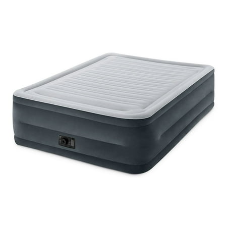 Intex 22" Queen Comfort Plush High Rise Durabeam Airbed Mattress with Built-In Pump