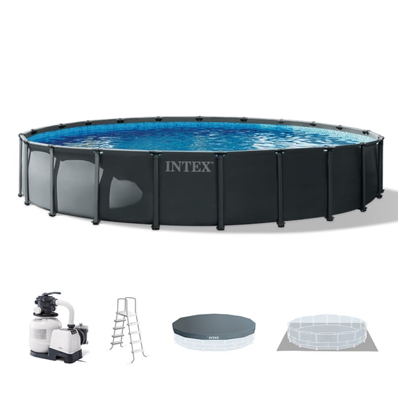 Intex 22' x 48" Ultra XTR Round Frame Above Ground Swimming Pool Set with Pump