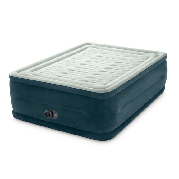 Intex 24" Full Dream Lux Pillow Top Dura-Beam Airbed Mattress with Built-in Pump