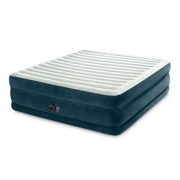Intex 24" King Dream Lux Pillow Top Dura-Beam Airbed Mattress with Built-In Pump