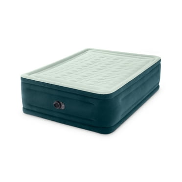 Intex 24" Queen Dream Lux Pillow Top Dura-Beam Airbed Mattress with Built-in Pump