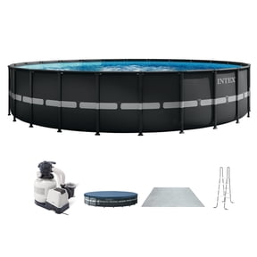 INTEX 26339EP Ultra XTR 24' x 52" Round Frame Above Ground Swimming Pool Set with Pump