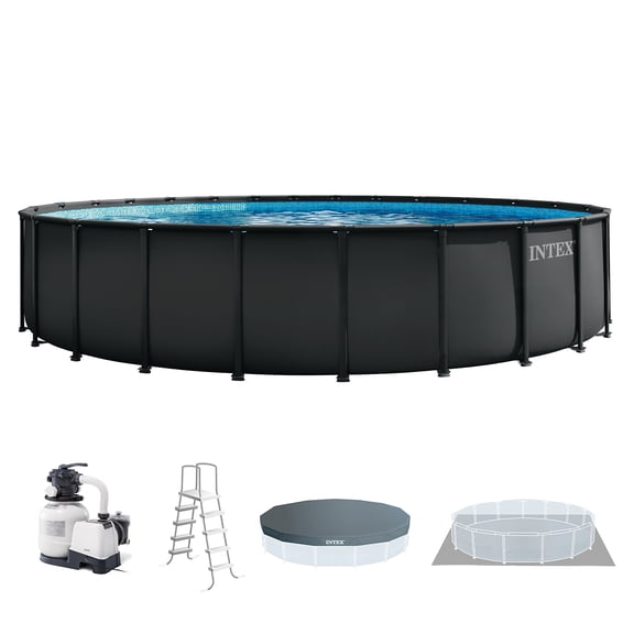 INTEX 26339EP Ultra XTR 24' x 52" Round Frame Above Ground Swimming Pool Set with Pump