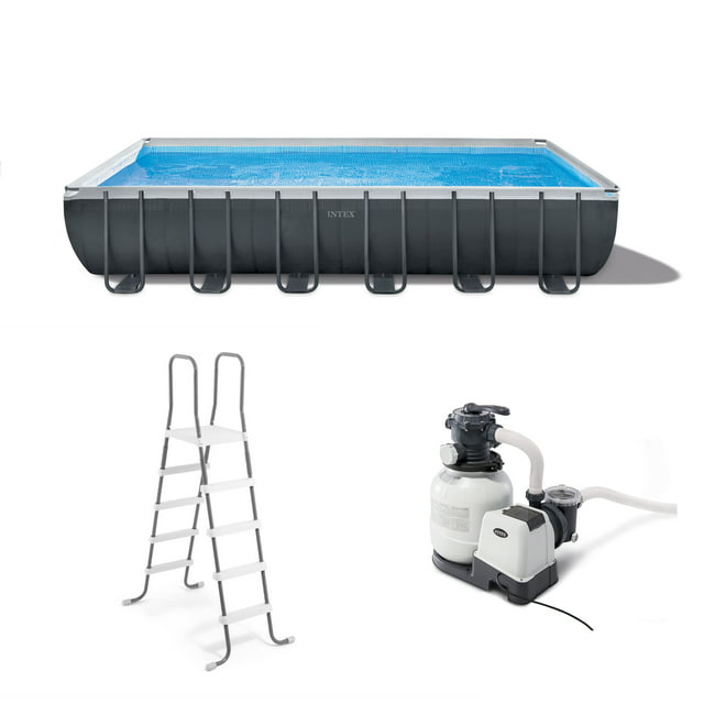 Intex 24' x 12' x 52" Ultra XTR Rectangular Frame Swimming Pool Set + Pump