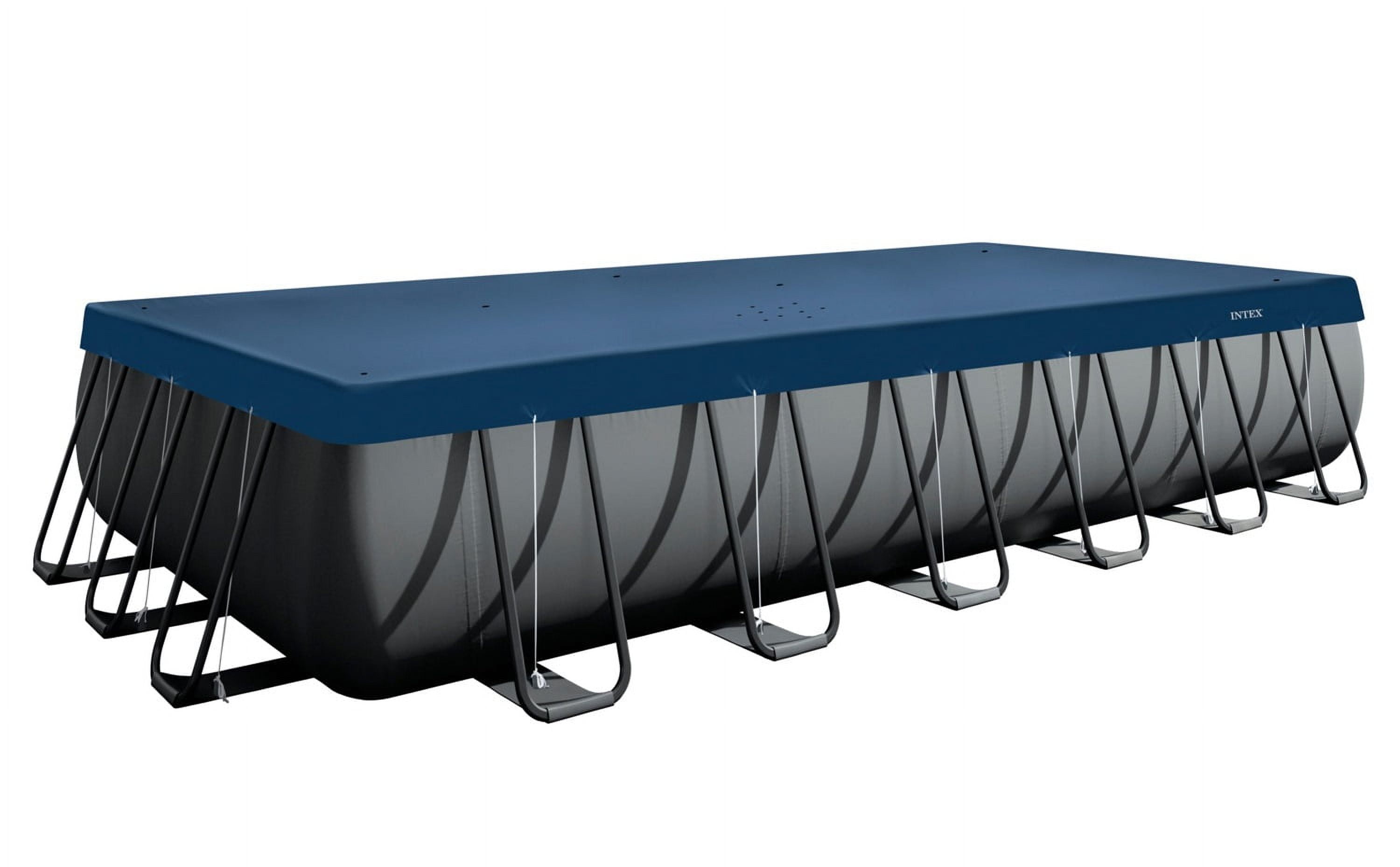 Intex 24FT X 12FT Rectangular All-Season Deluxe Winter Pool Cover for Above Ground Pools