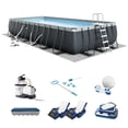 thumbnail image 1 of INTEX 24ft x 12ft x 52in Ultra XTR Above Ground Pool, Floats (2 Pack), & Inflatable Cooler, 1 of 9