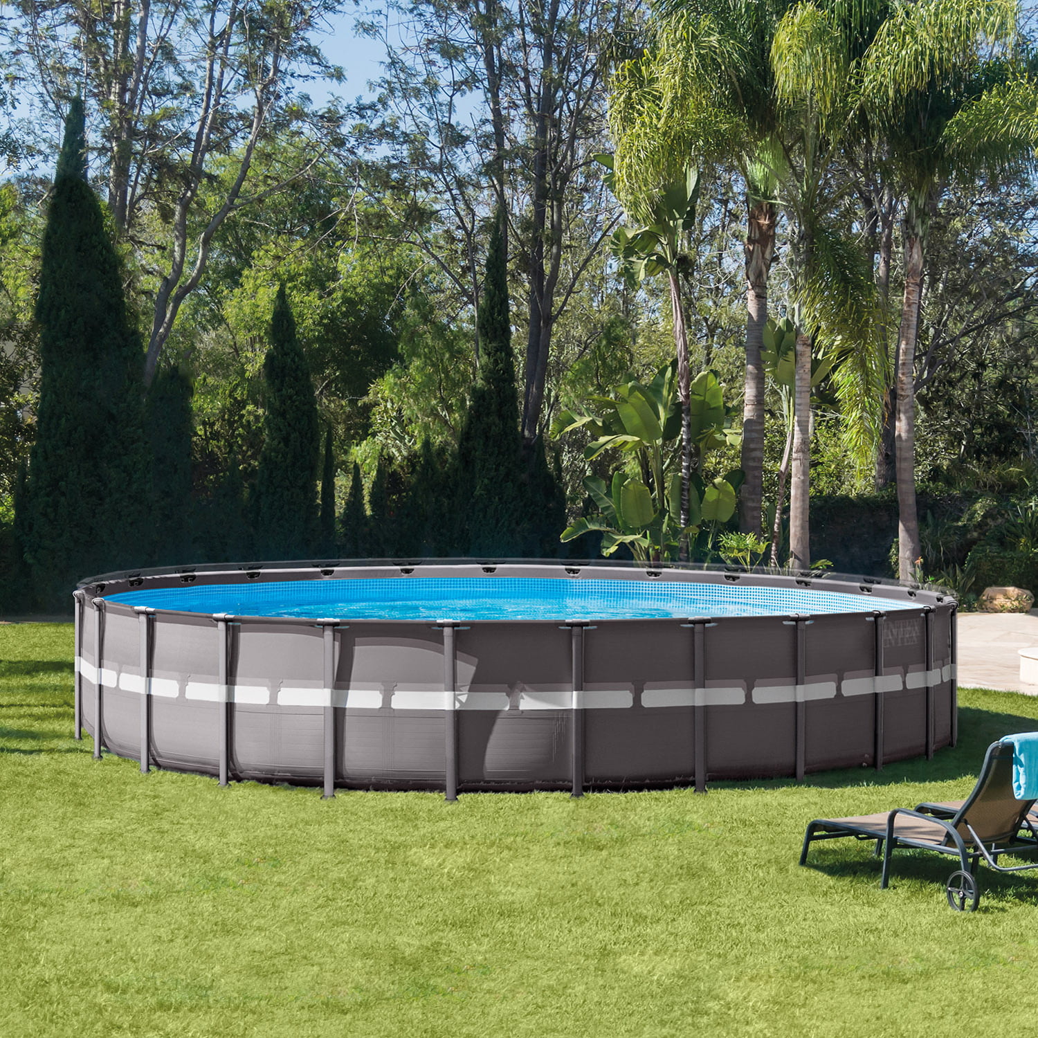 Intex x 52" Ultra Frame Above Ground Pool with Filter Pump (Box 3 of 3) - Walmart.com