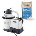 thumbnail image 1 of Intex 26641EG Krystal Clear Sand Filter Pump with OptiFlow 50 lb Premium Pool Filter Sand, 1 of 10